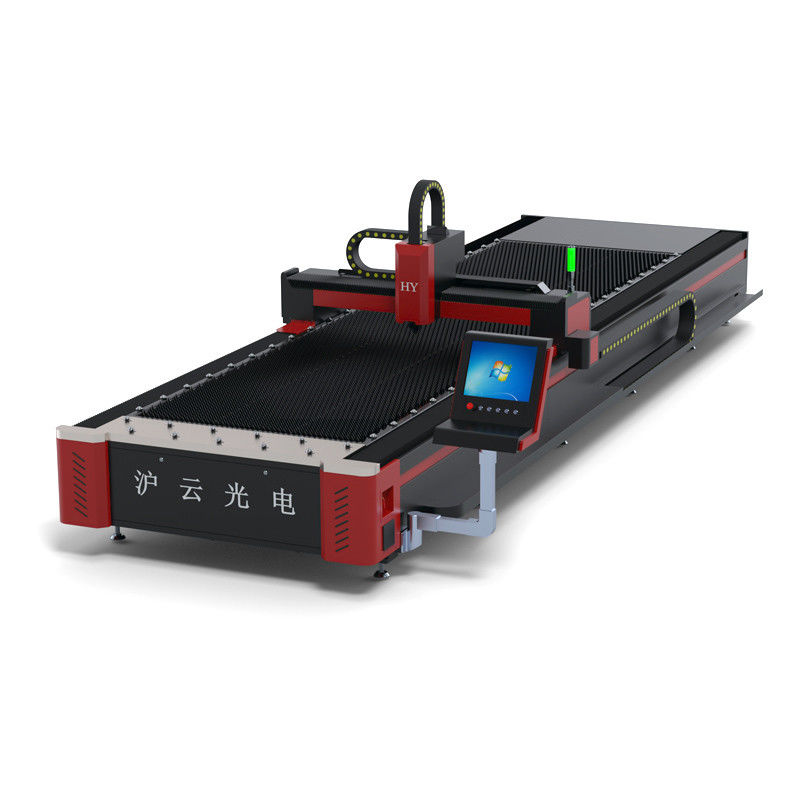 7000 KG Weight HIWIN Guiderail 18x18 50w CNC Fiber Laser Cutting Machine in Jinan 1530